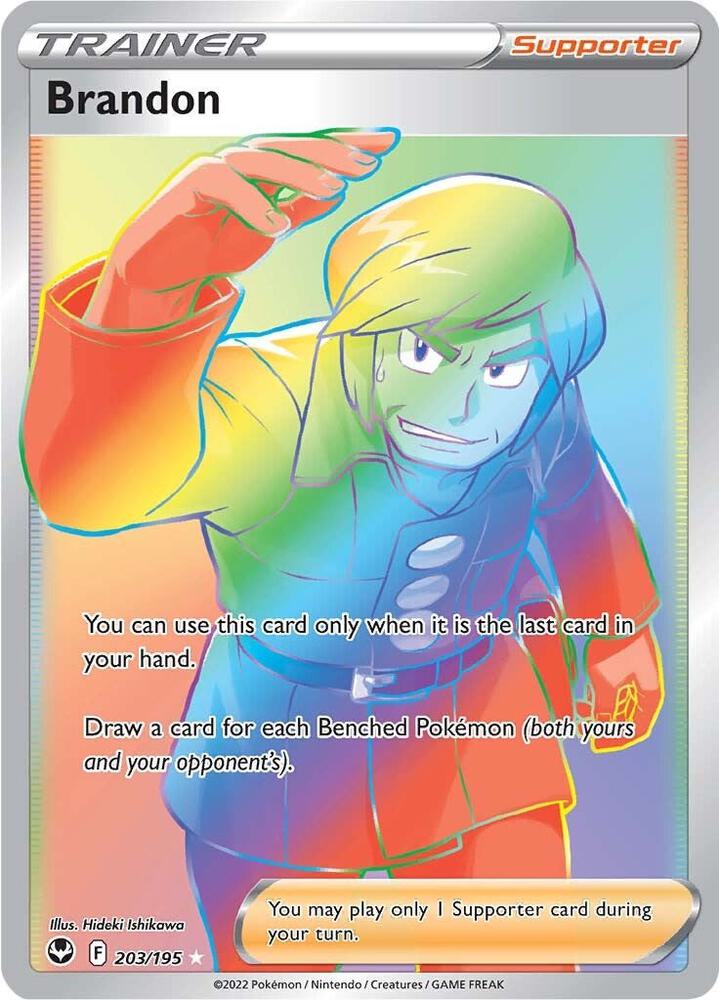 Brandon Secret 203/195 (SWSH12: Silver Tempest)  - Holofoil | Good Games Cannington