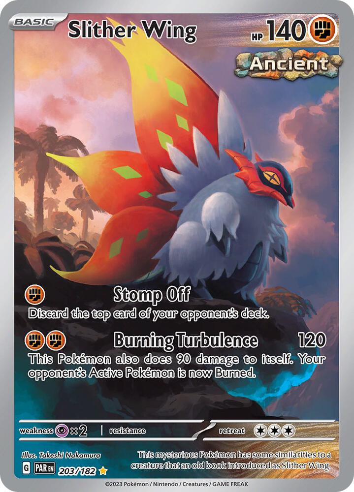Slither Wing 203/182 (SV04: Paradox Rift)  - Holofoil | Good Games Cannington