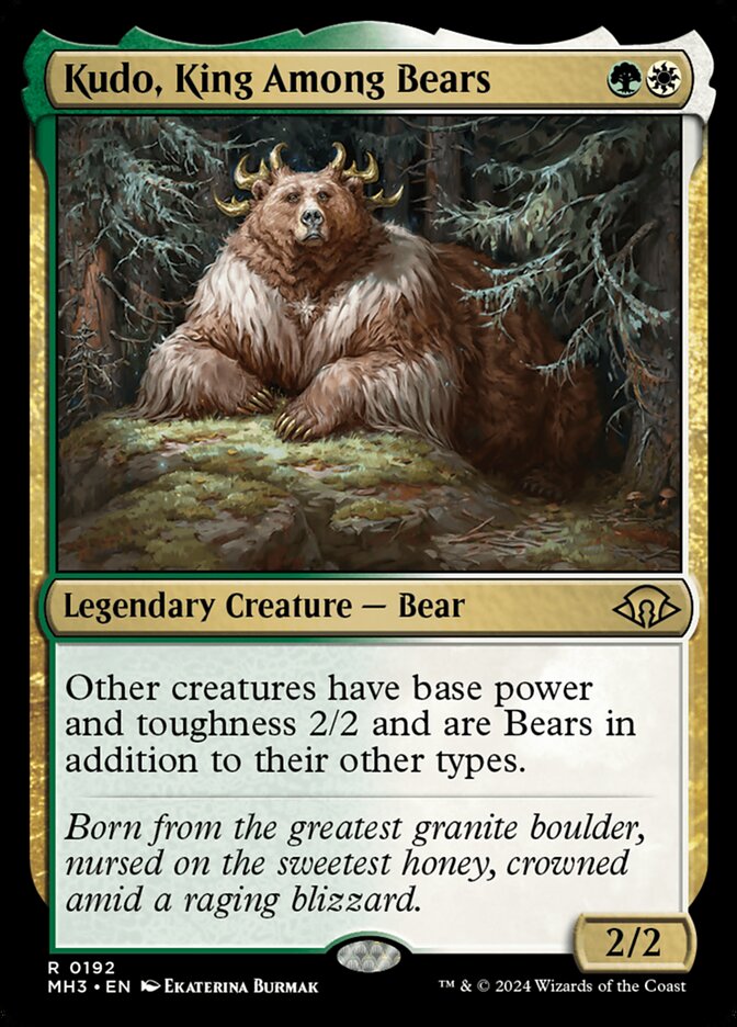 Kudo, King Among Bears 192 (Modern Horizons 3)  | Good Games Cannington
