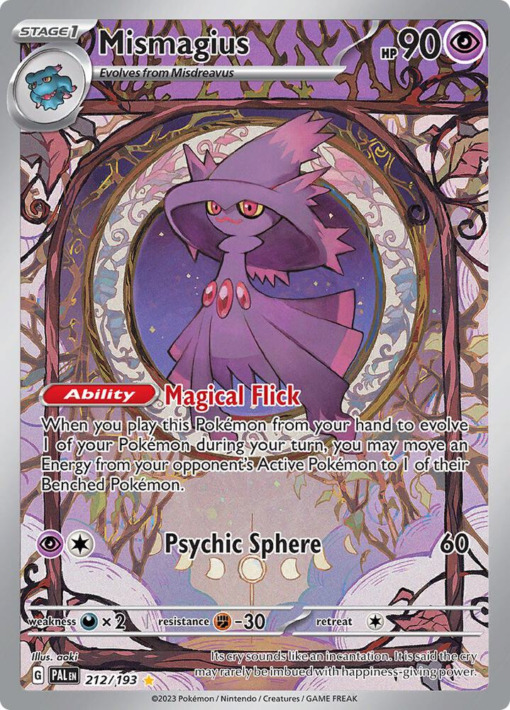 Mismagius 212 193 (SV02: Paldea Evolved)  - Holofoil | Good Games Cannington