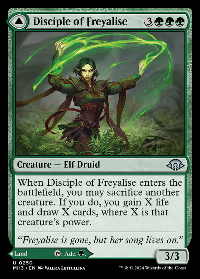 Disciple of Freyalise // Garden of Freyalise 250 (Modern Horizons 3)  - Foil | Good Games Cannington