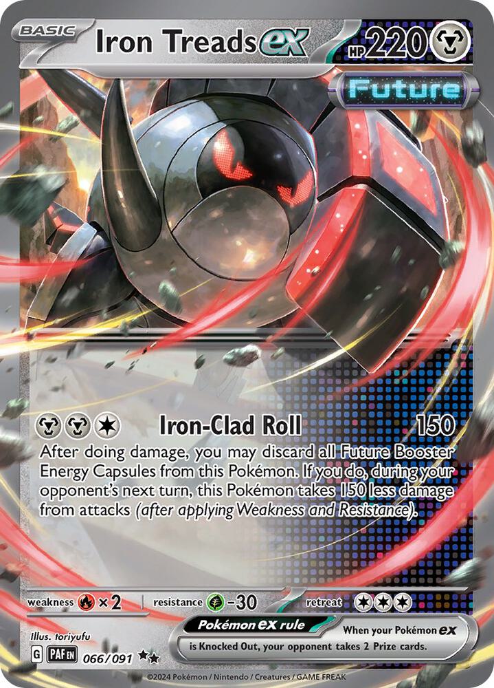 Iron Treads ex 066/091 (SV: Paldean Fates)  - Holofoil | Good Games Cannington