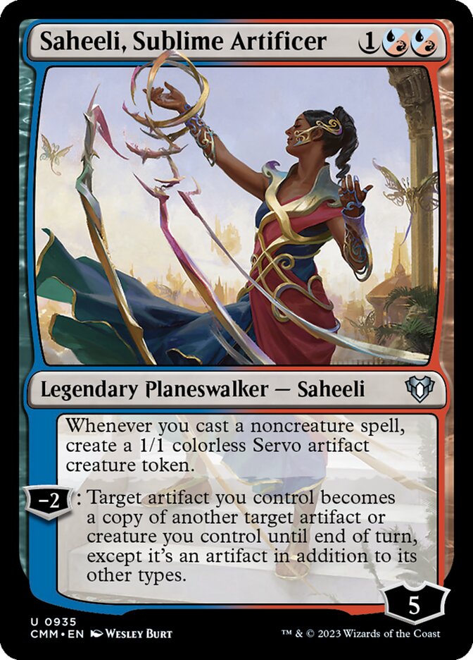 Saheeli, Sublime Artificer 935 (Commander Masters)  | Good Games Cannington
