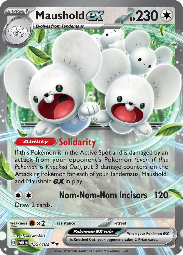 Maushold ex 155/182 (SV04: Paradox Rift)  - Holofoil | Good Games Cannington