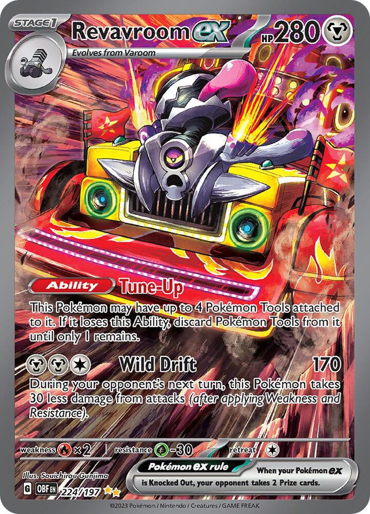 Revavroom ex 224 197 (SV03: Obsidian Flames)  - Holofoil | Good Games Cannington