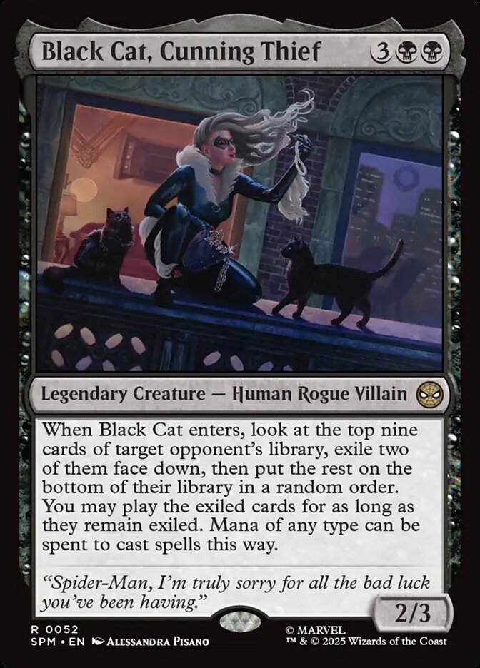 Black Cat, Cunning Thief 52 (Marvel's Spider-Man)  - Foil | Good Games Cannington