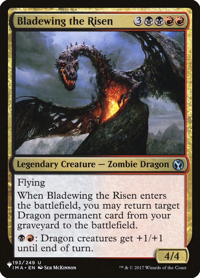 Bladewing the Risen IMA-193/5075 (The List Reprints)  | Good Games Cannington