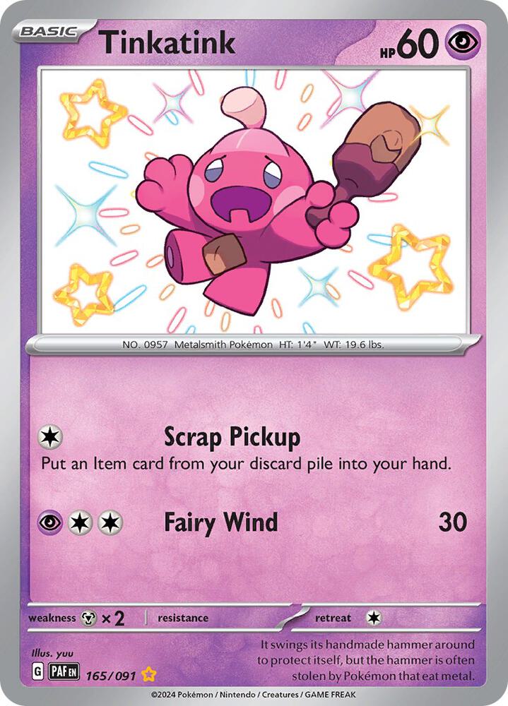 Tinkatink 165/091 (SV: Paldean Fates)  - Holofoil | Good Games Cannington