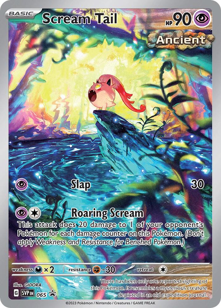 Scream Tail 065 (SV: Scarlet & Violet Promo Cards)  - Holofoil | Good Games Cannington