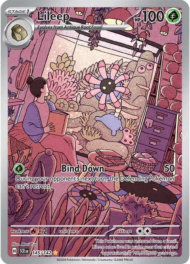 Lileep 145/142 (SV07: Stellar Crown)  - Holofoil | Good Games Cannington