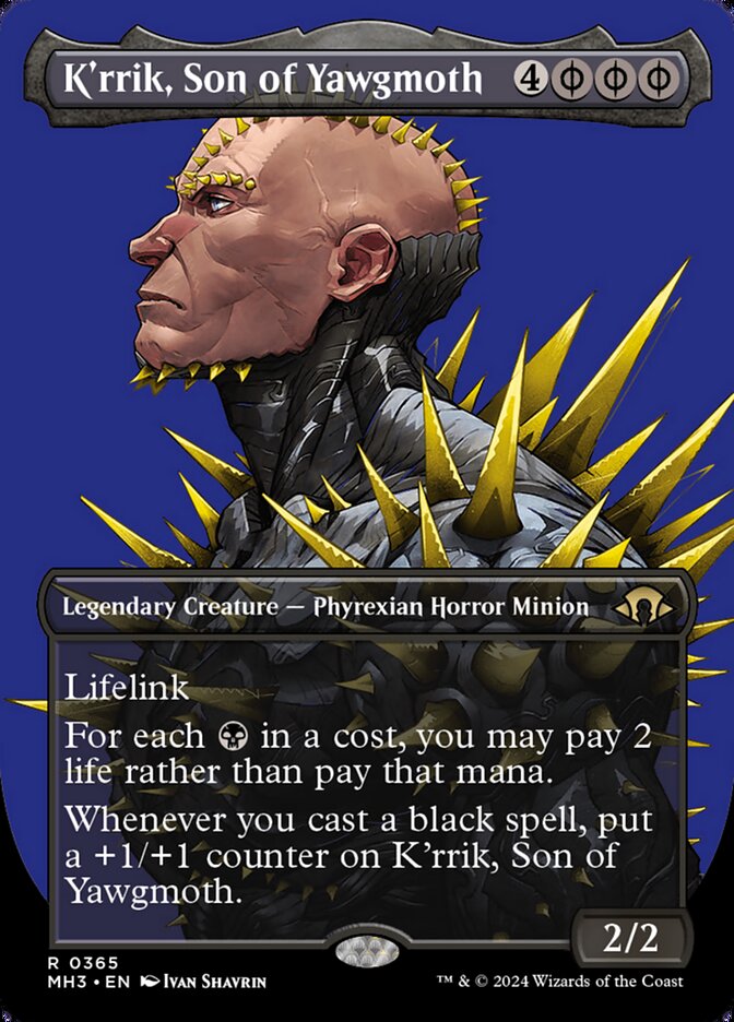 Kr'rik, Son of Yawgmoth 365 (Modern Horizons 3)  - Borderless | Good Games Cannington