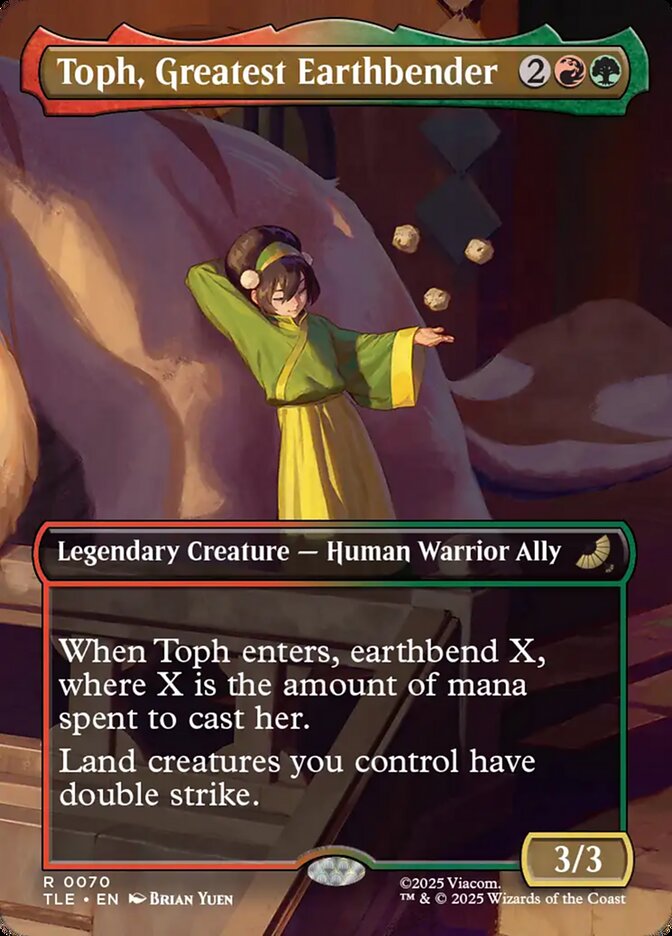 Toph, Greatest Earthbender 70 (Avatar: The Last Airbender: Eternal-Legal)  - Borderless | Good Games Cannington