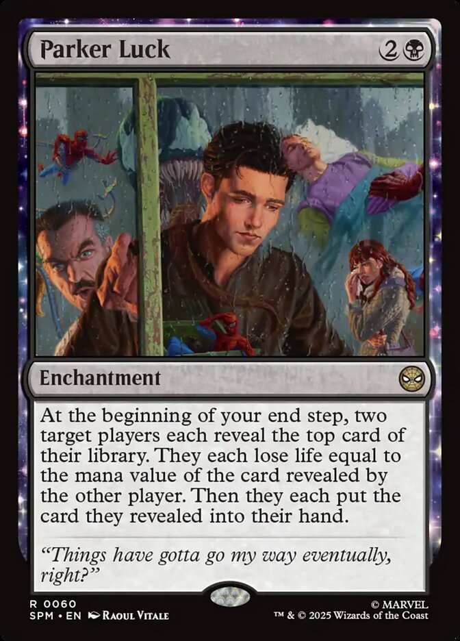 Parker Luck 60 (Marvel's Spider-Man)  - Foil | Good Games Cannington