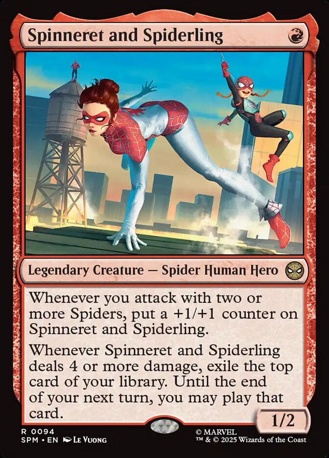 Spinneret and Spiderling 94 (Marvel's Spider-Man)  - Foil | Good Games Cannington