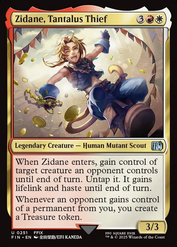 Zidane, Tantalus Thief 251/309 (FINAL FANTASY)  - Foil | Good Games Cannington