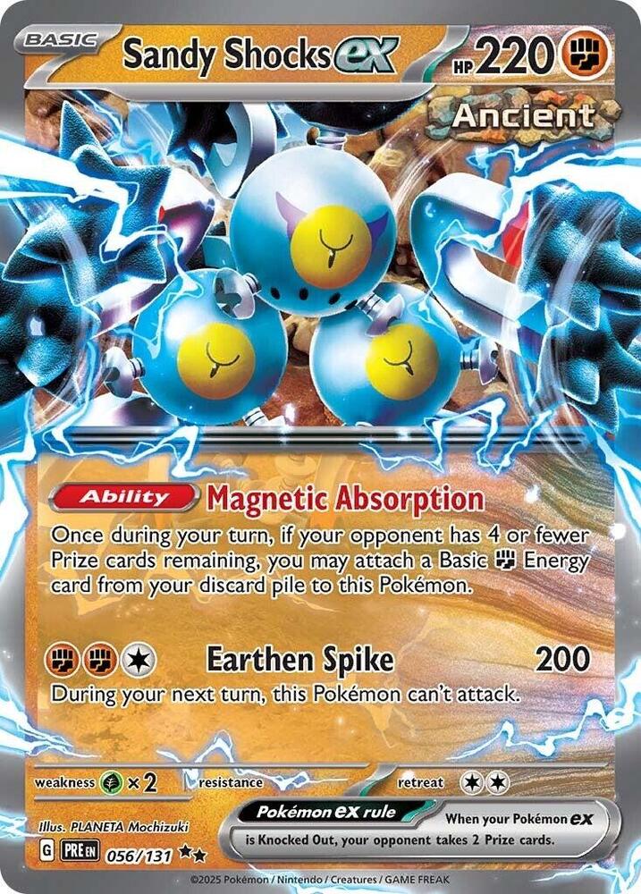 Sandy Shocks ex  056/131 (SV: Prismatic Evolutions)  - Holofoil | Good Games Cannington