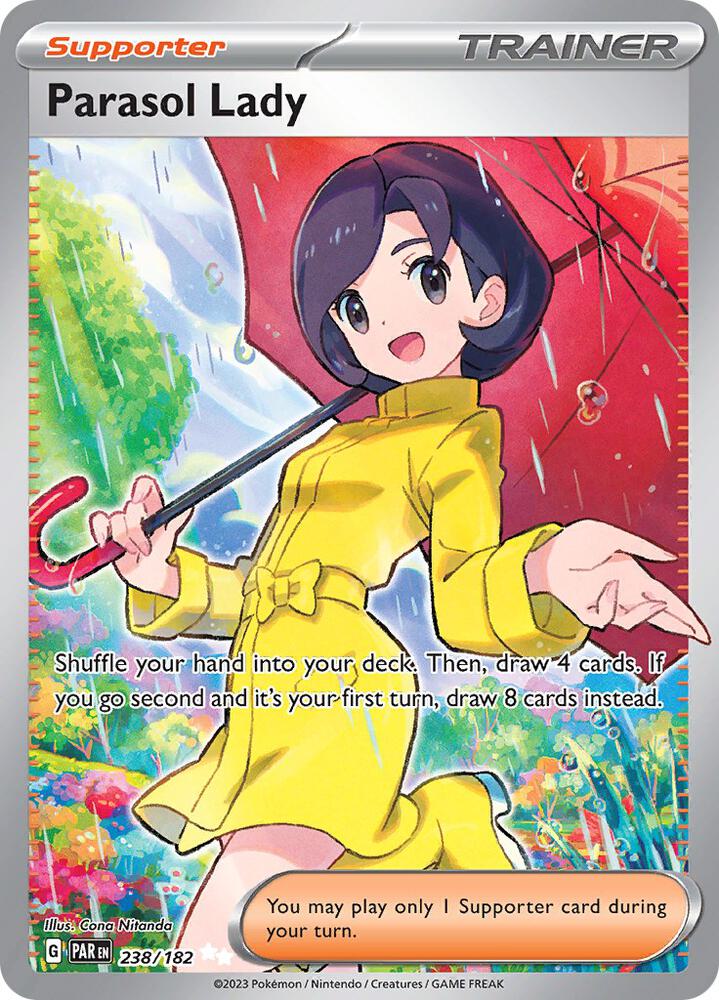 Parasol Lady 238/182 (SV04: Paradox Rift)  - Holofoil | Good Games Cannington