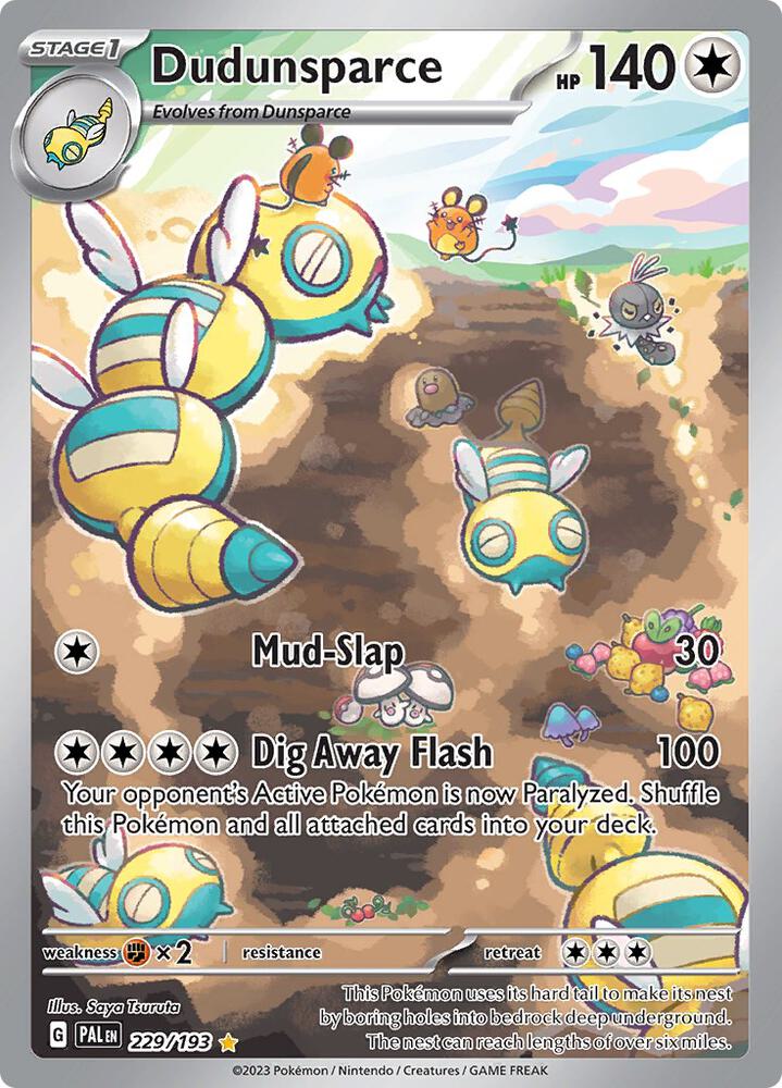 Dudunsparce 229/193 (SV02: Paldea Evolved)  - Holofoil | Good Games Cannington