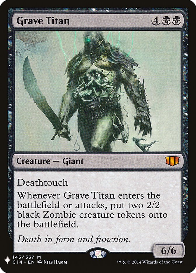 Grave Titan 145 (The List Reprints)  | Good Games Cannington