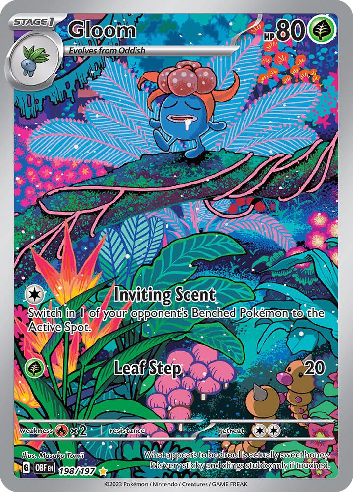 Gloom 198/197 (SV03: Obsidian Flames)  - Holofoil | Good Games Cannington