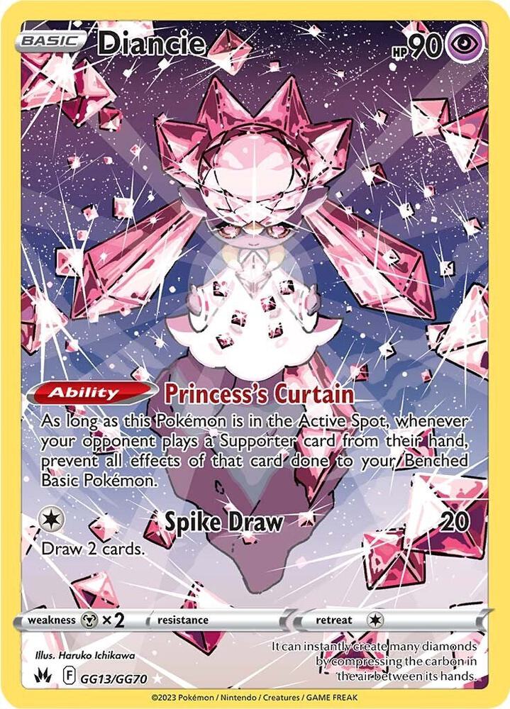 Diancie (Crown Zenith: Galarian Gallery)  - Holofoil | Good Games Cannington