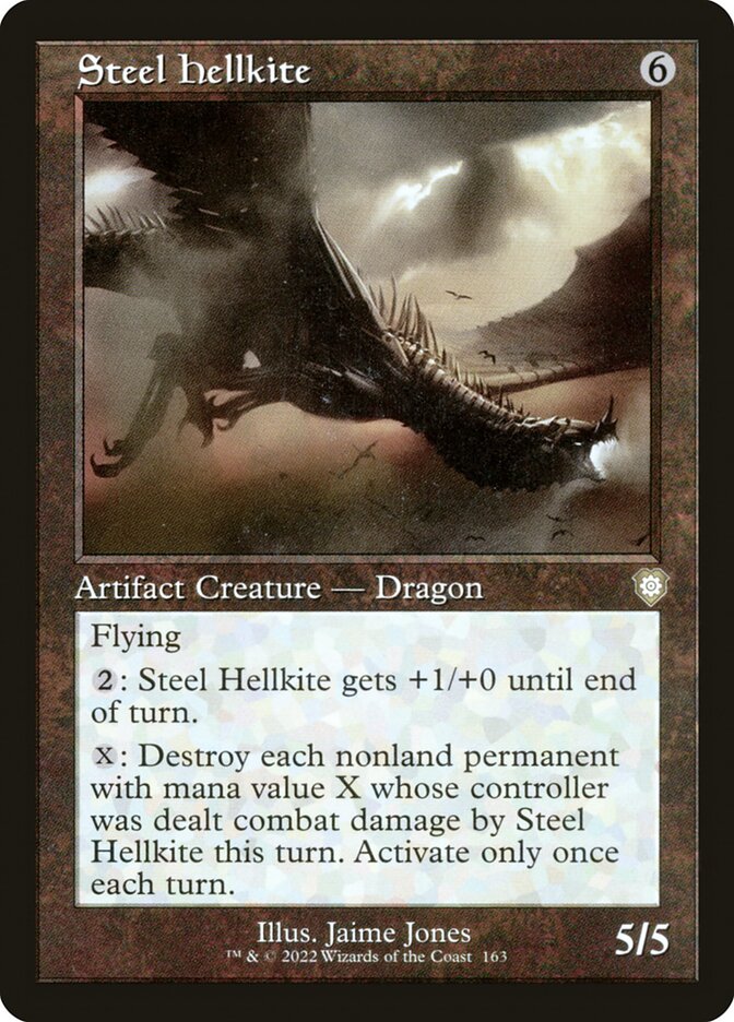 Steel Hellkite 163 (Commander: The Brothers' War)  | Good Games Cannington