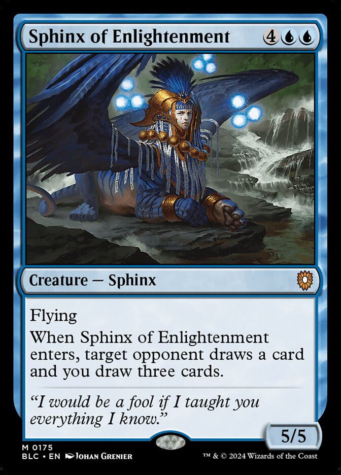 Sphinx of Enlightenment 175 (Commander: Bloomburrow)  | Good Games Cannington