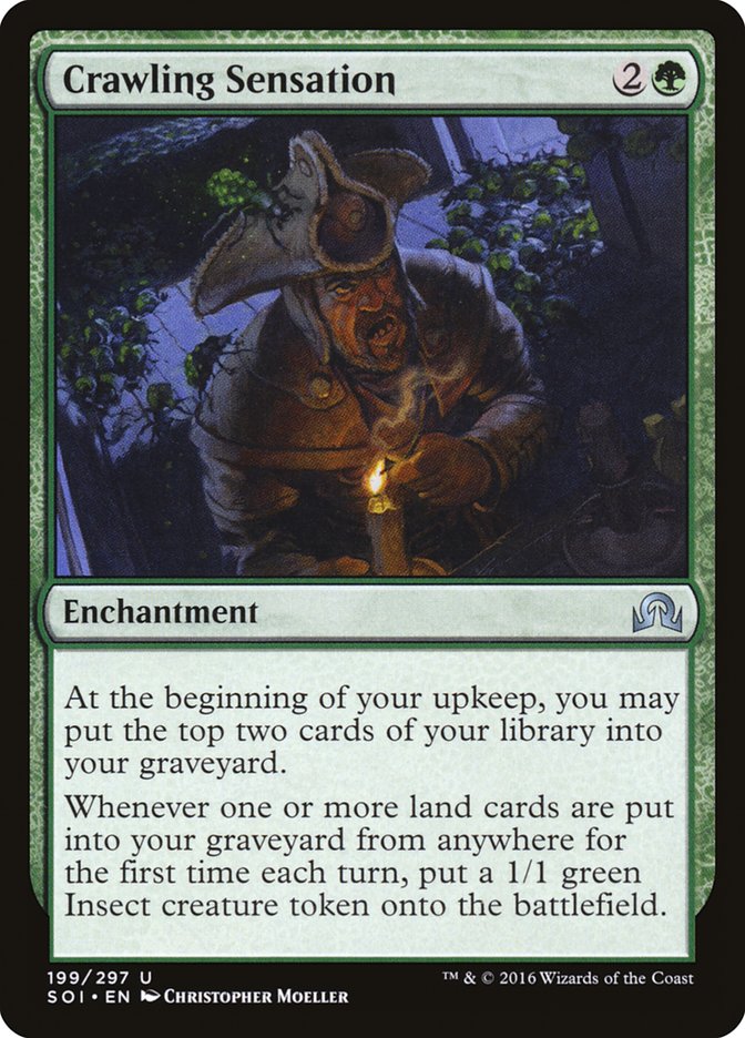 Crawling Sensation 199/297 (Shadows over Innistrad)  | Good Games Cannington