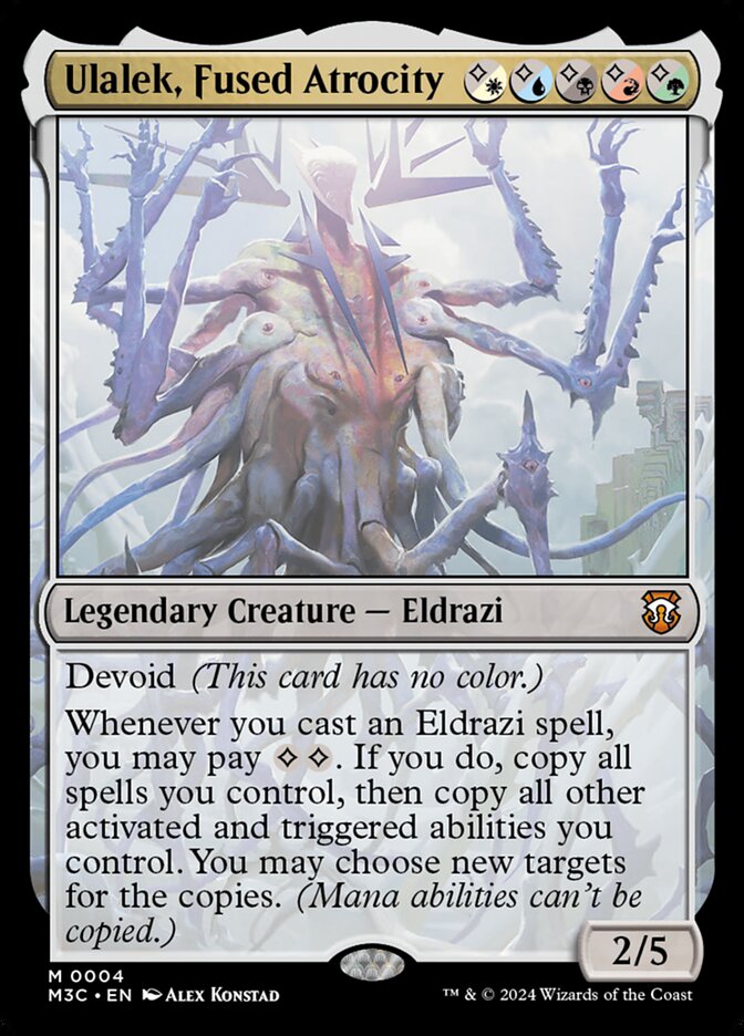 Ulalek, Fused Atrocity 4 (Commander: Modern Horizons 3)  - Foil | Good Games Cannington