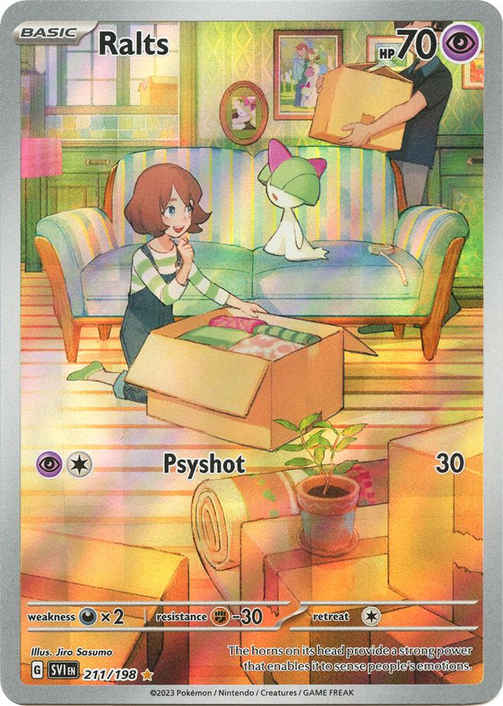 Ralts 211/198 (SV01: Scarlet & Violet Base Set)  - Holofoil | Good Games Cannington