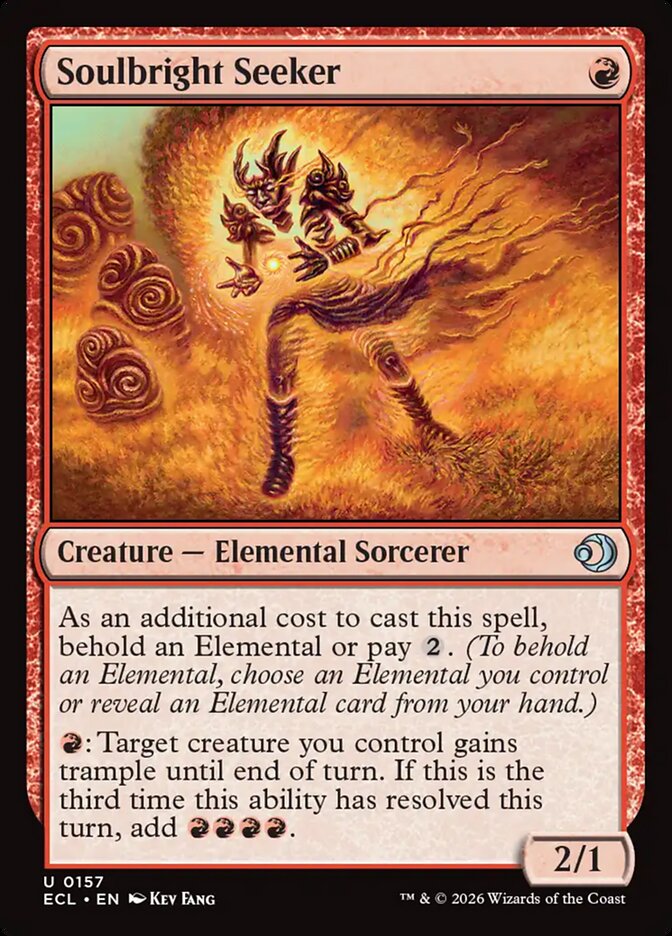 Soulbright Seeker 157 (Lorwyn Eclipsed)  | Good Games Cannington