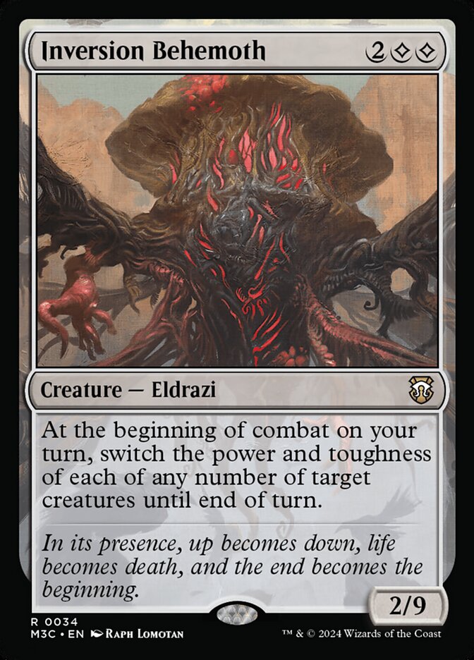 Inversion Behemoth 34/411 (Commander: Modern Horizons 3)  | Good Games Cannington