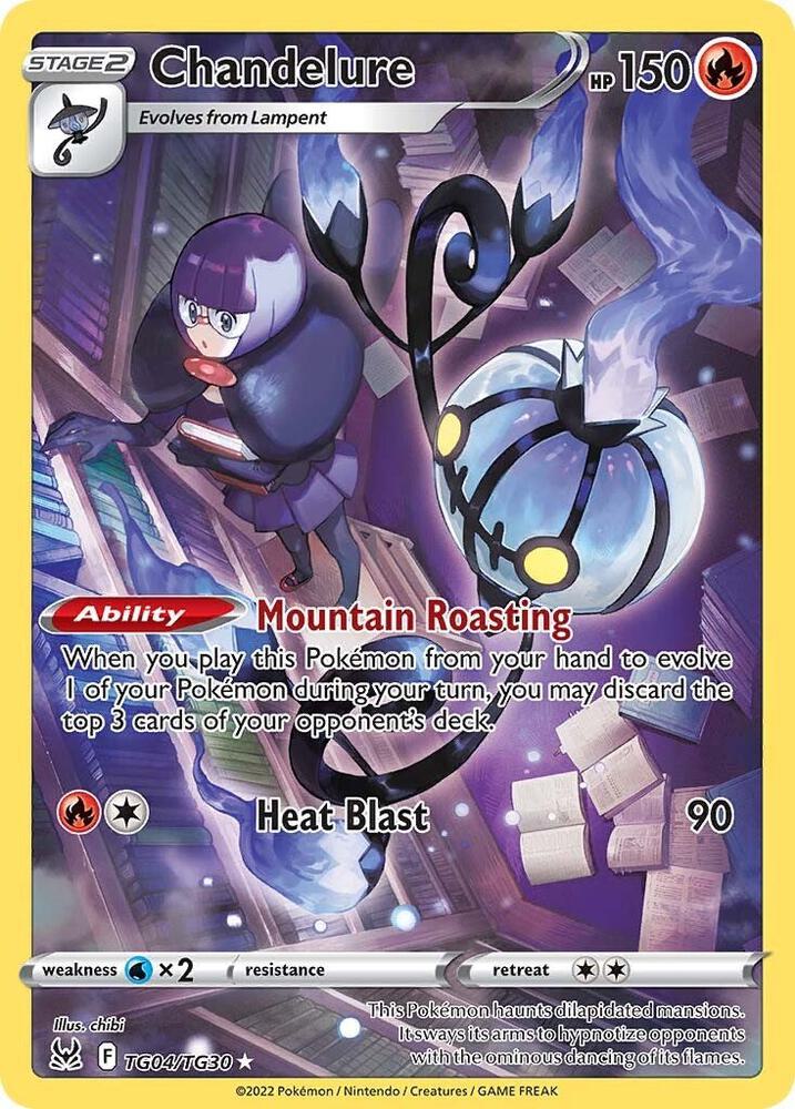 Chandelure (SWSH11: Lost Origin Trainer Gallery)  - Holofoil | Good Games Cannington