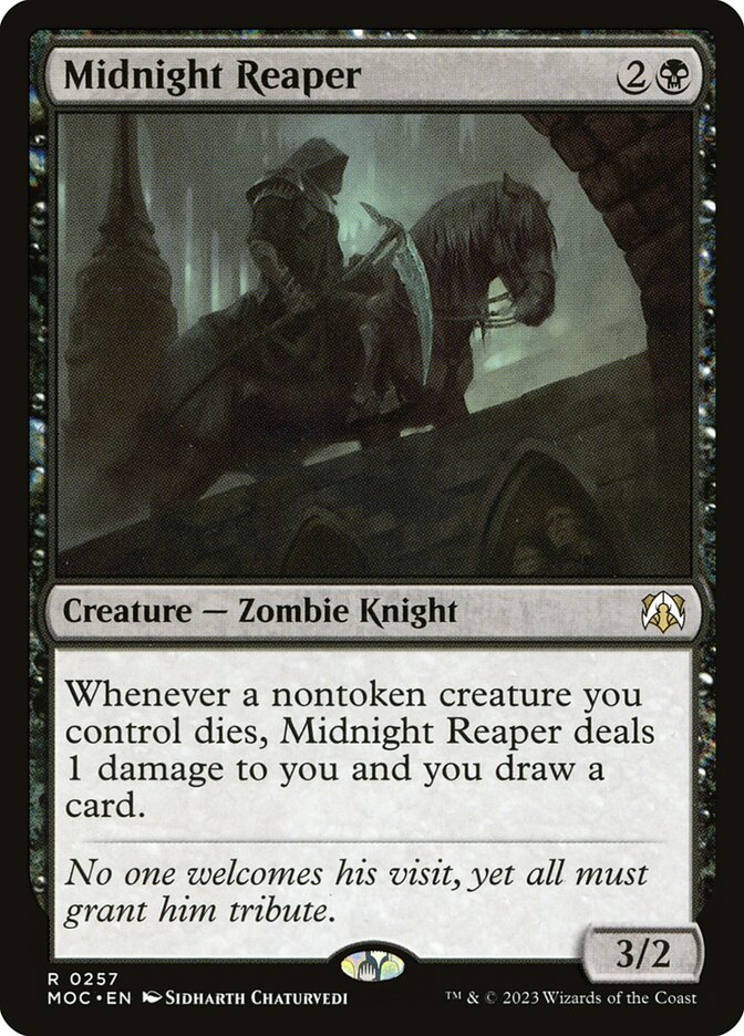 Midnight Reaper 257/444 (Commander: March of the Machine)  | Good Games Cannington