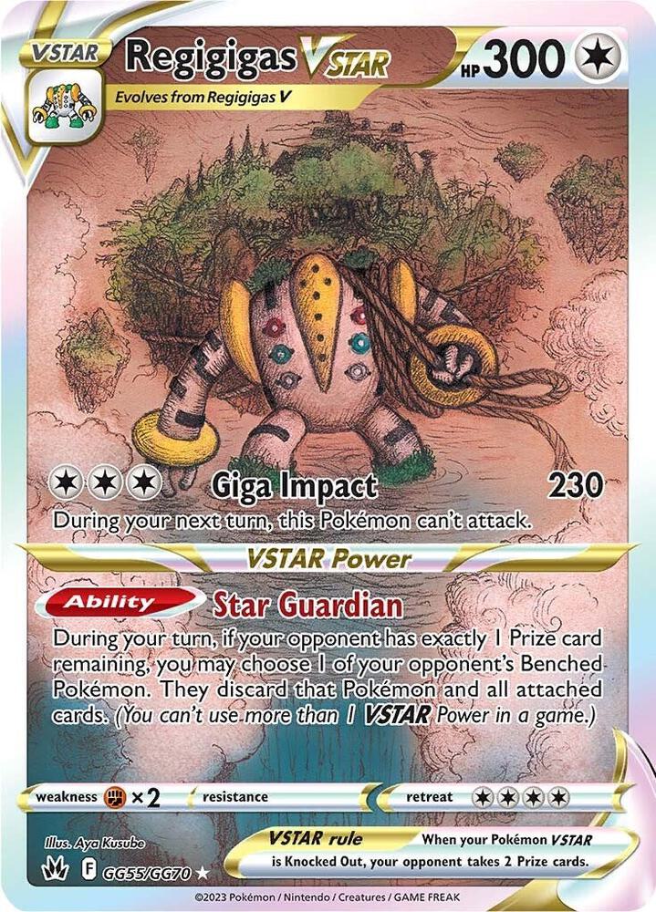 Regigigas VSTAR GG55/GG70 (Crown Zenith: Galarian Gallery)  - Holofoil | Good Games Cannington