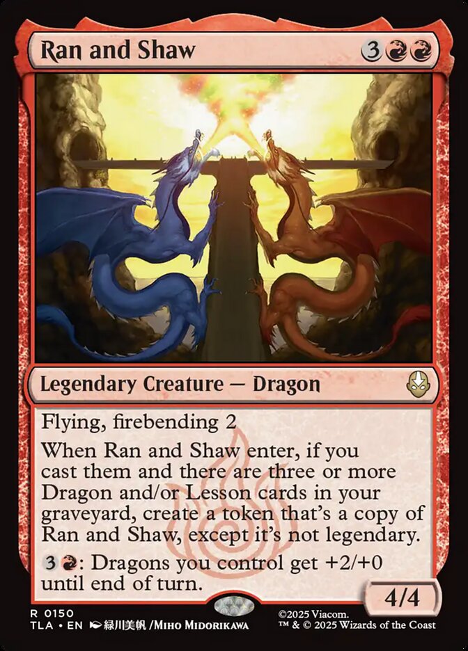 Ran and Shaw 150 (Avatar: The Last Airbender)  | Good Games Cannington
