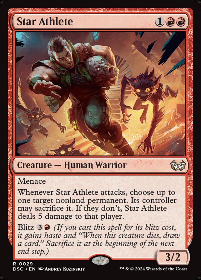 Star Athlete 29/40 (Commander: Duskmourn: House of Horror)  | Good Games Cannington