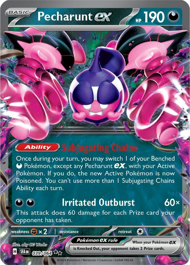 Pecharunt ex 039/064 (SV: Shrouded Fable)  - Holofoil | Good Games Cannington