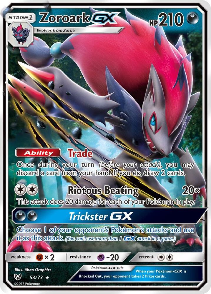 Zoroark GX 53/73 (Shining Legends)  - Holofoil | Good Games Cannington