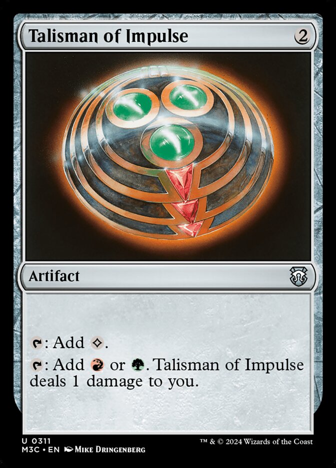 Talisman of Impulse 311 (Commander: Modern Horizons 3)  | Good Games Cannington