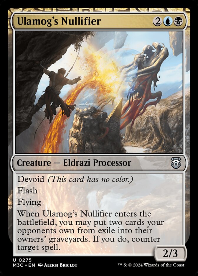 Ulamog's Nullifier 275/411 (Commander: Modern Horizons 3)  | Good Games Cannington