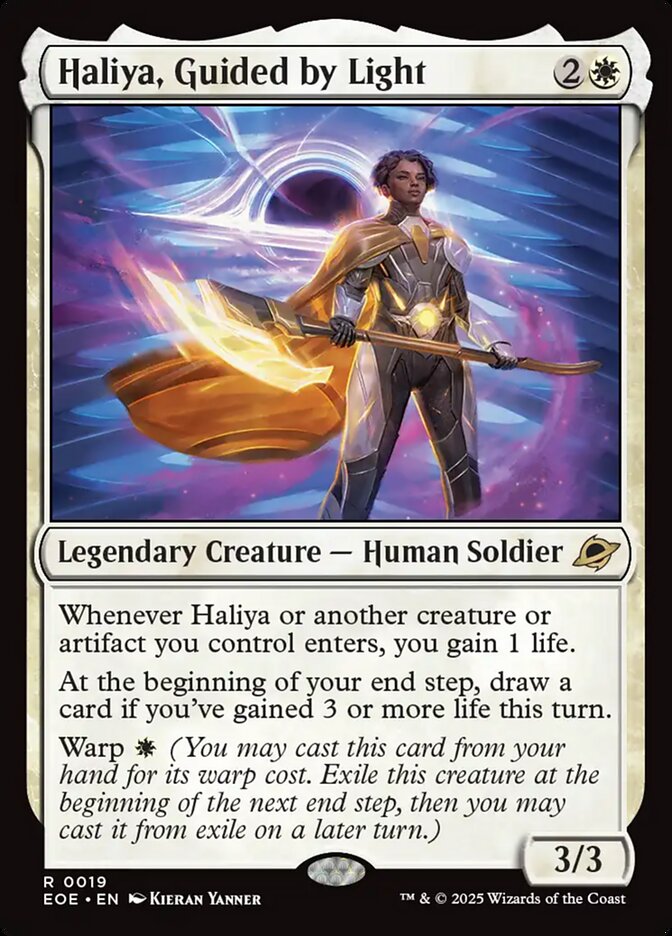 Haliya, Guided by Light 19 (Edge of Eternities)  - Foil | Good Games Cannington