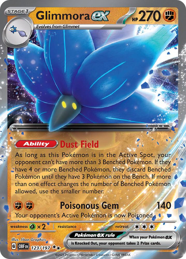 Glimmora ex (SV03: Obsidian Flames)  - Holofoil | Good Games Cannington