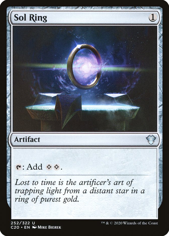 Sol Ring 252/322 (Commander 2020)  | Good Games Cannington