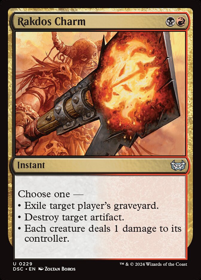 Rakdos Charm 229 (Commander: Duskmourn: House of Horror)  | Good Games Cannington