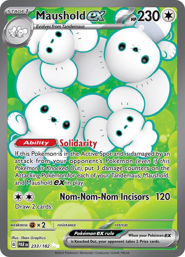 Maushold ex 233/182 (SV04: Paradox Rift)  - Holofoil | Good Games Cannington