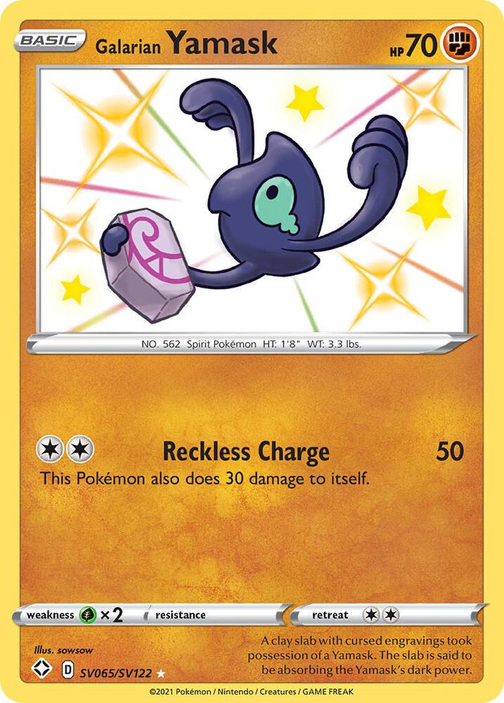 Galarian Yamask SV065/SV122 (Shining Fates: Shiny Vault)  - Holofoil | Good Games Cannington