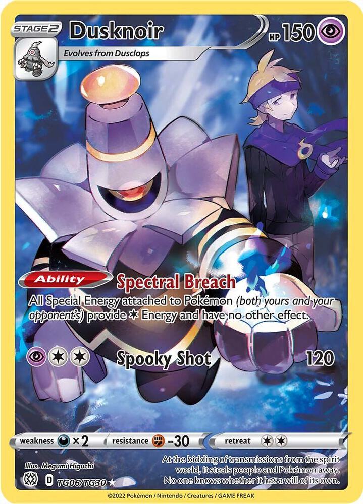 Dusknoir TG06/TG30 (SWSH09: Brilliant Stars Trainer Gallery)  - Holofoil | Good Games Cannington