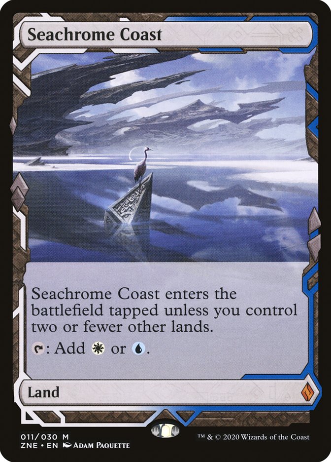 Seachrome Coast 11/30 (Zendikar Rising Expeditions)  - Foil | Good Games Cannington