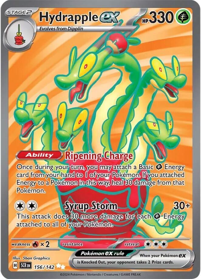Hydrapple ex 156 142 (SV07: Stellar Crown)  - Holofoil | Good Games Cannington
